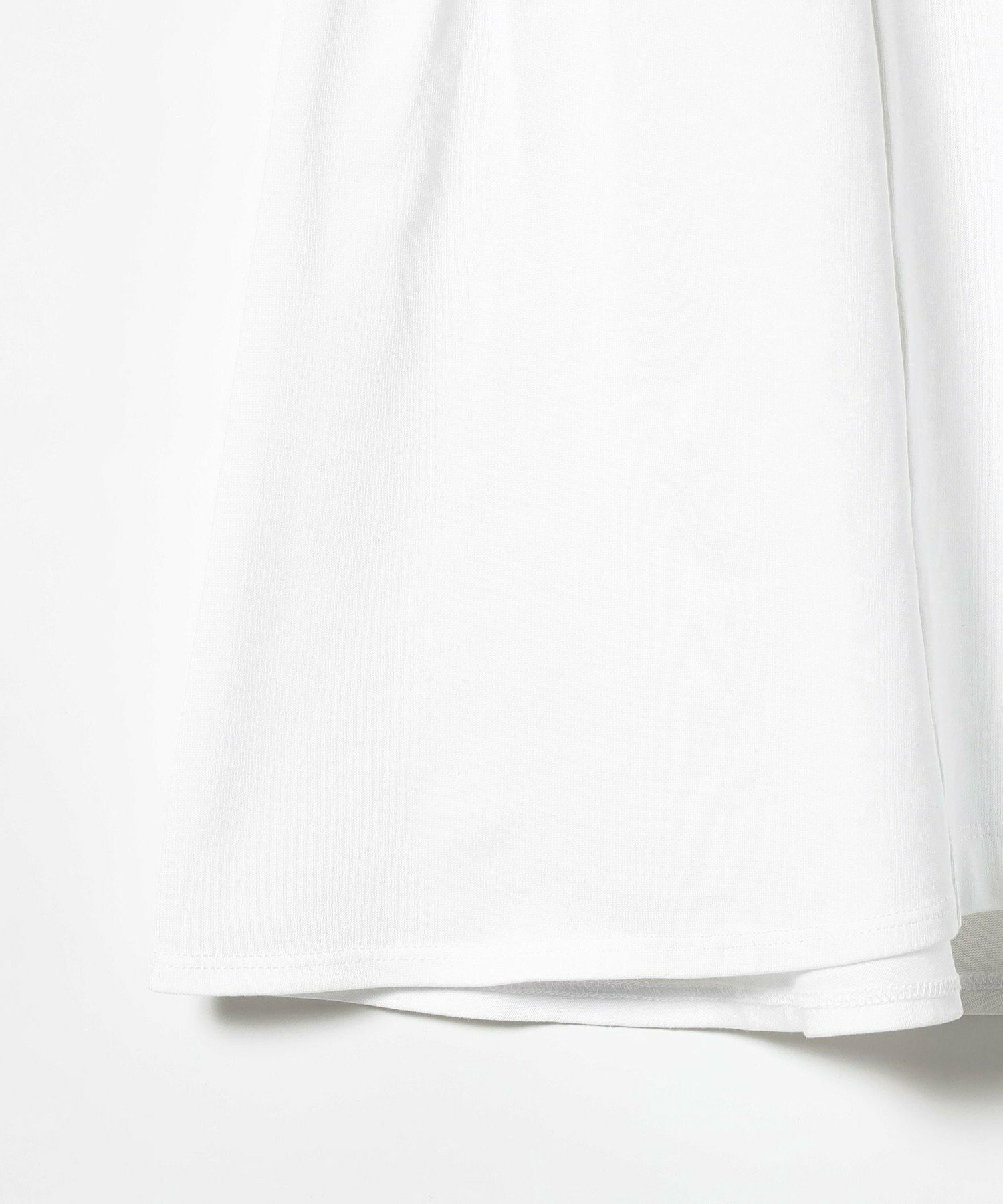 【洗濯機OK】Ray BEAMS / バックギャザー クルーネック Tシャツ 美シルエット 24SS イージーケア